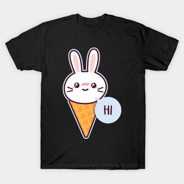 Kawaii Rabbit T-Shirt by madeinchorley